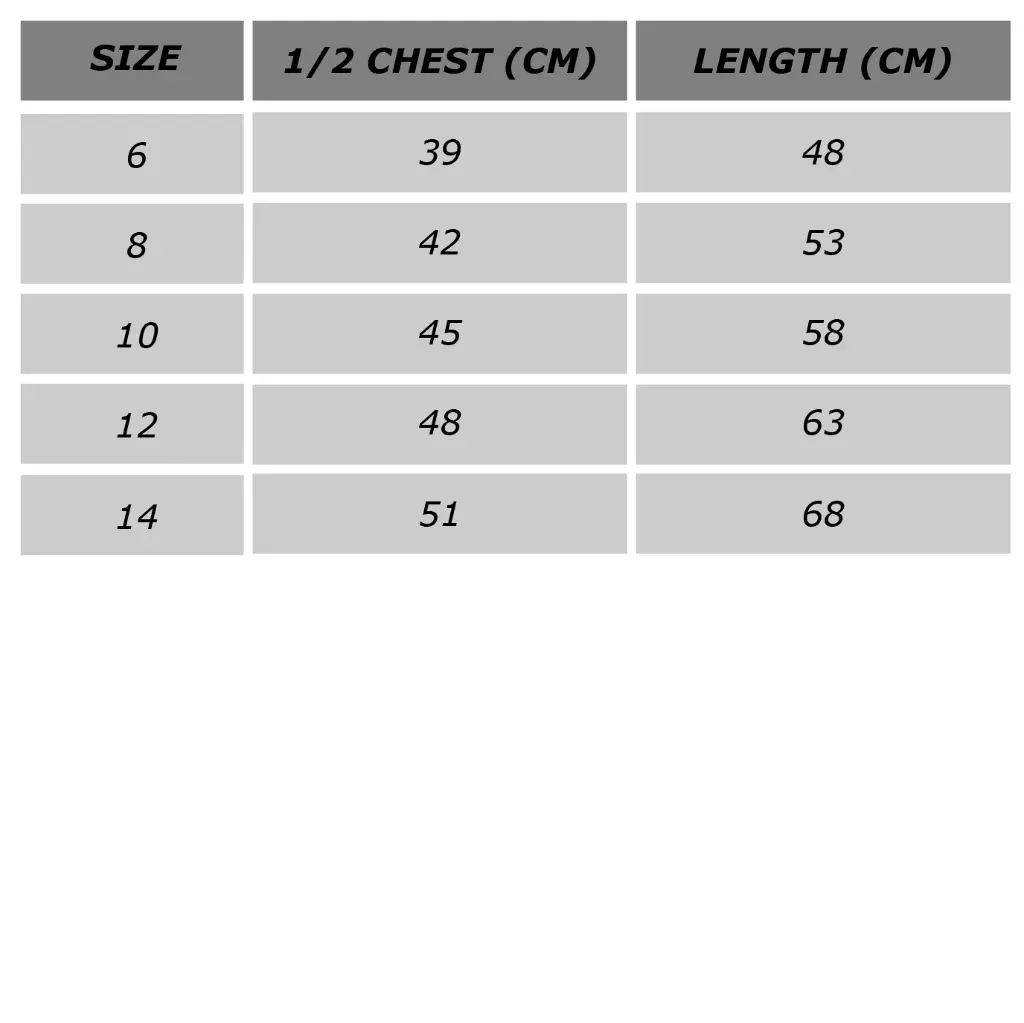 Normandale Hoodie Size Chart.webp